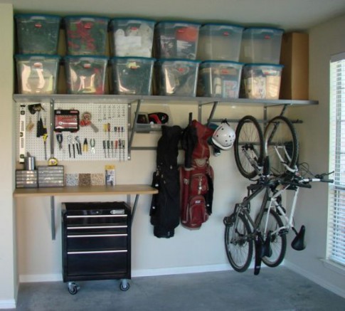 Rangement vélo vertical garage - Rangement pour 6 vélos