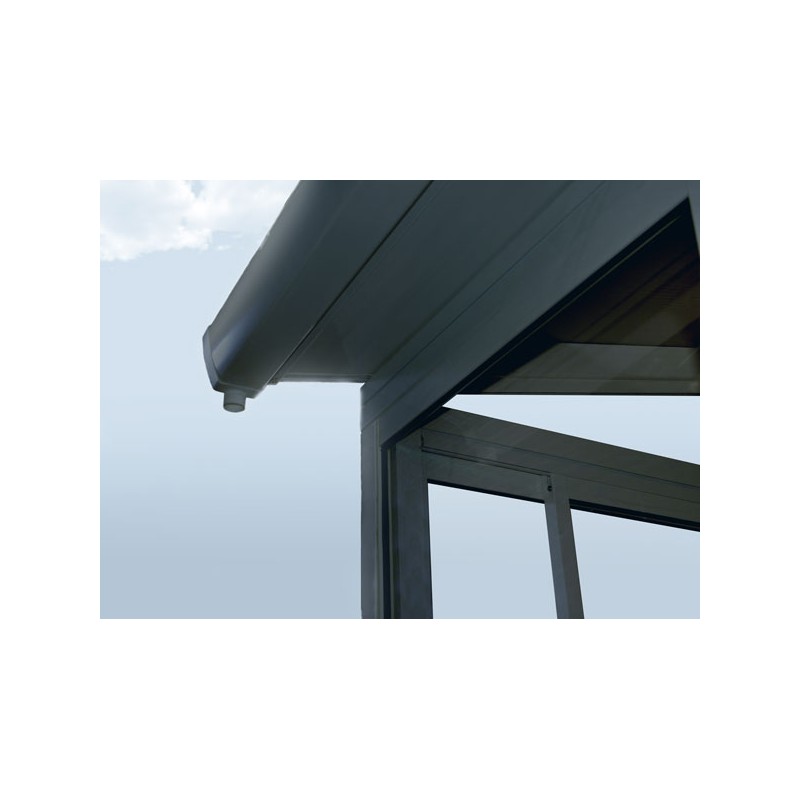 Premium kit Veranda toit plat avec plaque de toit en aluminium 0