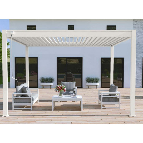 Élégante la pergola aluminium de 12m2 embellira votre exterieur