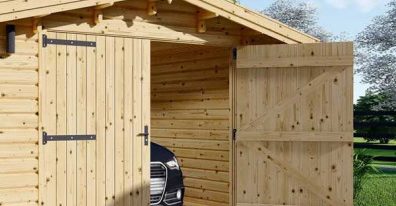 UNE garage en bois kit