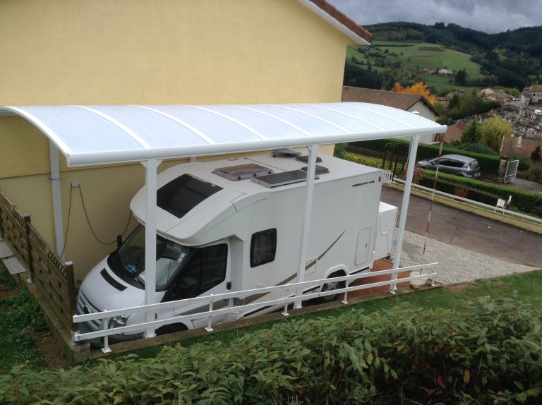 Carport Adossé Pour Camping Car