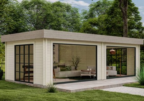 chalet de jardin de 31 m² avec une grosse taxe d'aménagement