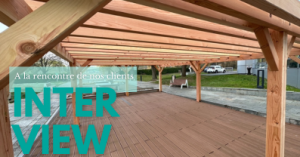 Pergola de terrasse pour une entreprise