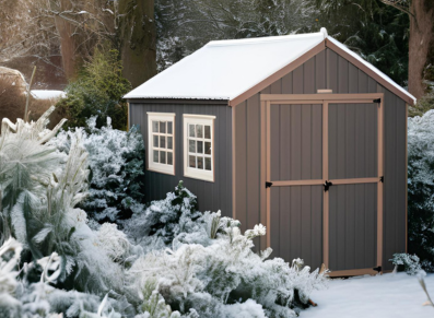 cabane de jardin pour affronter le froid