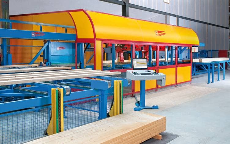 hundegger K2 : centre d'usinage pour les ossature bois prix direct usine