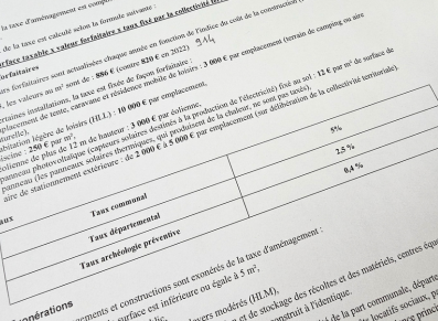 petite hausse de la taxe abri de jardin pour 2025